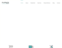 Tablet Screenshot of flatpack.ie